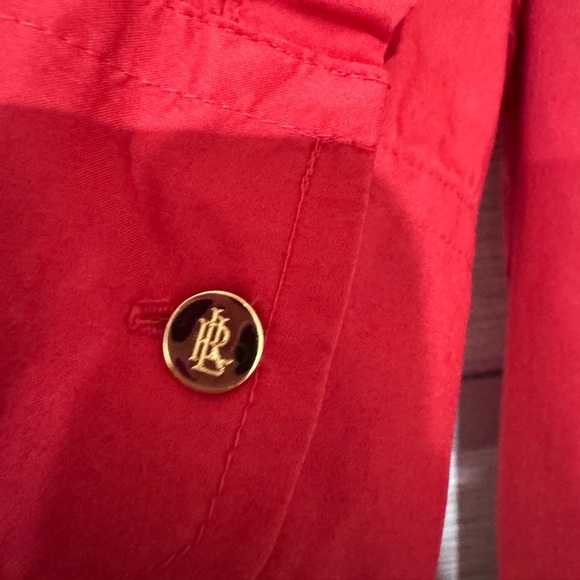 Ralph Lauren Red Dress In Size 2 - Picture 9 of 13